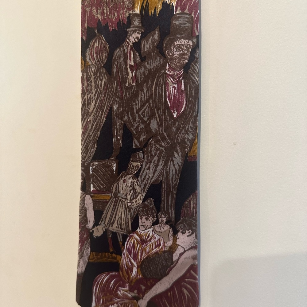 New, never used, zylos, George Mochado, 100% Italian silk tie.